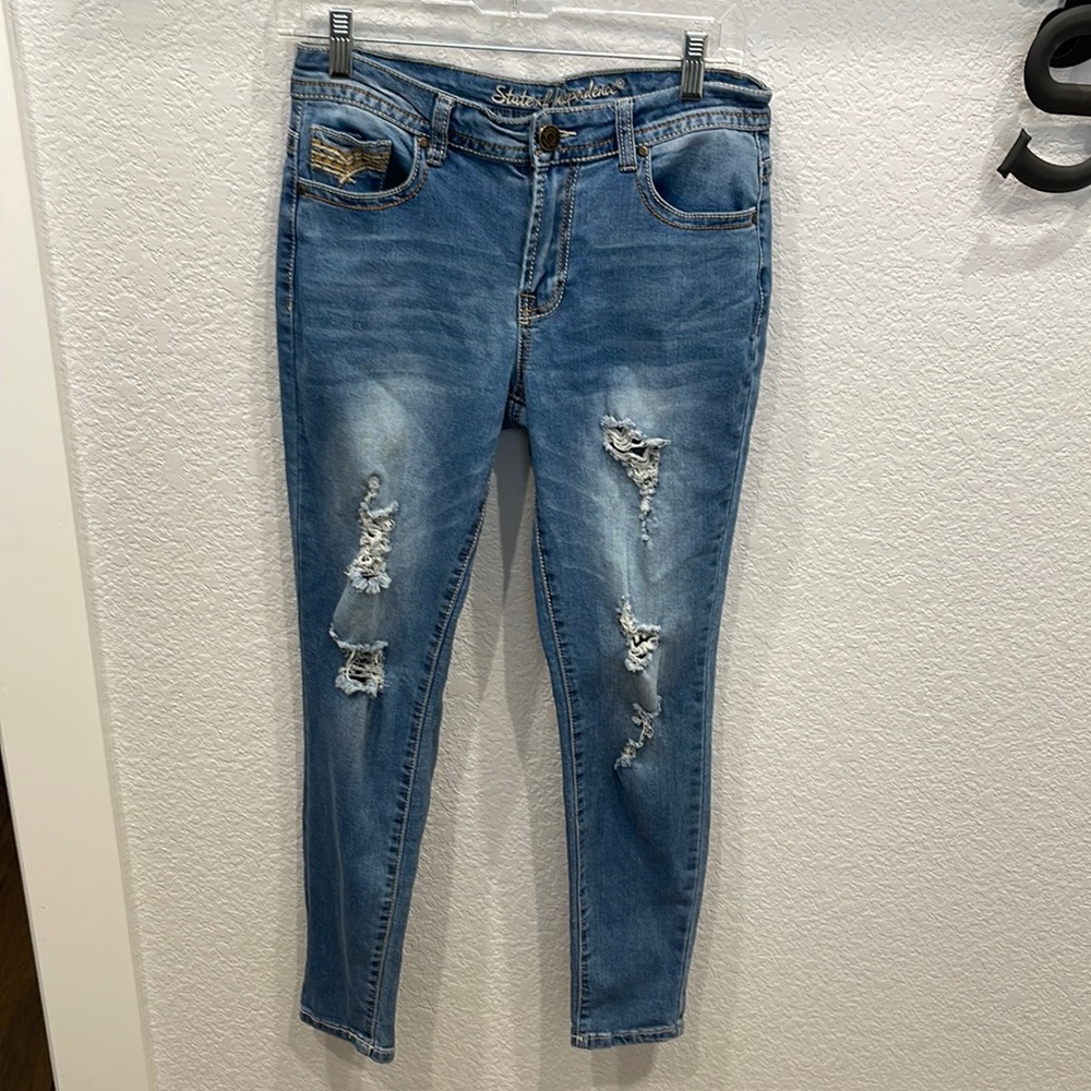 State of Independence High Rise Skinny Jeans-9